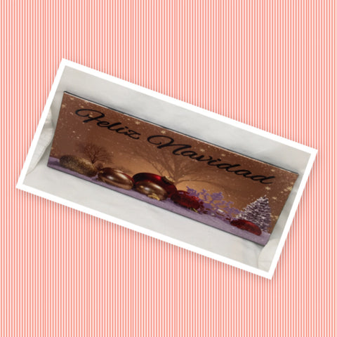 FELIZ NAVIDAD Banner Ceramic Tile Sign Christmas Wall Art Gift Home Holiday Decor {{ JAMsCraftCloset }}