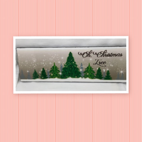 OH CHRISTMAS TREE Banner Ceramic Tile Sign Christmas Wall Art Gift Home Holiday Decor {{ JAMsCraftCloset }}