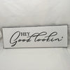 HEY GOOD LOOKIN Ceramic Tile Sign Funny BATHROOM Gift Restroom Home Decor Wall Art {{ JAMsCraftCloset }}
