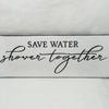 SAVE WATER SHOWER TOGETHER Ceramic Tile Sign Funny BATHROOM Gift Restroom Home Decor Wall Art {{ JAMsCraftCloset }}