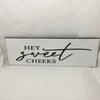 HEY SWEET CHEEKS Ceramic Tile Sign Funny BATHROOM Gift Restroom Wall Art Home Decor {{ JAMsCraftCloset }}
