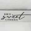 HEY SWEET CHEEKS Ceramic Tile Sign Funny BATHROOM Gift Restroom Wall Art Home Decor {{ JAMsCraftCloset }}
