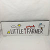 LITTLE FARMER Ceramic Tile Sign Wall Art Childs Room Decor Gift Idea Positive Quote {{ JAMsCraftCloset }}
