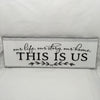 THIS IS US Ceramic Tile Sign Wall Art Wedding Gift Home Decor Positive Saying {{ JAMsCraftCloset }}