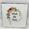 WALK BY FAITH Wall Art Ceramic Tile Gift Home Decor Positive Quote Affirmation {{ JAMsCraftCloset }}