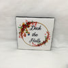 DECK THE HALLS Wall Art Ceramic Tile Sign Gift Holiday Home Decor 4 x 4 {{ JAMsCraftCloset }}