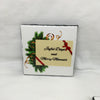 JOYFUL DAYS AND MERRY MOMENTS Wall Art Ceramic Tile Sign Gift Holiday Home Decor 4 x 4 {{ JAMsCraftCloset }}