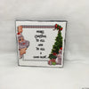 MERRY CHRISTMAS TO ALL Wall Art Ceramic Tile Sign Gift Holiday Home Decor 4 x 4 {{ JAMsCraftCloset }}
