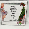 MERRY CHRISTMAS TO ALL Wall Art Ceramic Tile Sign Gift Holiday Home Decor 4 x 4 {{ JAMsCraftCloset }}