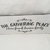 THE GATHERING PLACE Ceramic Tile Love Caring Sign Wall Art Wedding I Love You Gift {{ JAMsCraftCloset }}