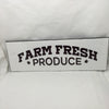 FARM FRESH PRODUCE Ceramic Tile Sign KITCHEN Decor Wall Art Gift Idea Handmade {{ JAMsCraftCloset }}