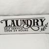 LAUNDRY SELF SERVICE 24 HOURS Tile Sign LAUNDRY Decor Wall Art {{ JAMsCraftCloset }}