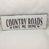 COUNTRY ROADS TAKE ME HOME Ceramic Tile Love Caring Sign Wall Art Wedding I Love You Gift {{ JAMsCraftCloset }}