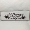 HANGING WITH MY HEIFERS Ceramic Tile Love Caring Sign Wall Art Wedding I Love You Gift {{ JAMsCraftCloset }}