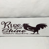 RISE AND SHINE Ceramic Tile Love Caring Sign Wall Art Wedding I Love You Gift {{ JAMsCraftCloset }}