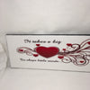 BIG HEARTS SHAPE LITTLE MINDS Ceramic Tile Love Caring Sign Wall Art TEACHER I Love You Gift {{ JAMsCraftCloset }}