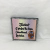 I PREFER EDUCATIONAL ROCKSTAR Wall Art Ceramic Tile Sign Gift Home Decor Positive Quote {{ JAMsCraftCloset }}