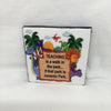 TEACHING IS A WALK IN THE PARK - JURASSIC PARK Wall Art Ceramic Tile Sign Gift Home Decor Positive Quote {{ JAMsCraftCloset }}