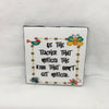 NOTICE THE KIDS THAT DONT GET NOTICED Wall Art Ceramic Tile Sign Gift Home Decor Positive Quote {{ JAMsCraftCloset }}
