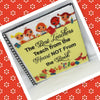 TEACH FROM THE HEART AND NOT THE BOOK Wall Art Ceramic Tile Sign Gift Home Decor Positive Quote {{ JAMsCraftCloset }}
