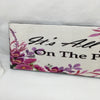 IT IS ALL GOOD ON THE PORCH Ceramic Tile Porch Sign Wall Art Gift Idea Home Decor {{ JAMsCraftCloset }}