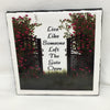 LIVE LIKE SOMEONE LEFT THE GATE OPEN Wall Art Ceramic Tile Sign Gift Idea Home Decor Positive Saying {{ JAMsCraftCloset }}