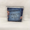 RETIREMENT MONEY ISNT BETTER BUT HOURS ARE Wall Art Ceramic Tile Sign Gift Idea Home Decor Positive Saying {{ JAMsCraftCloset }}