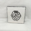 YOU GOT THIS Wall Art Ceramic Tile Gift Home Decor Positive Quote Affirmation {{ JAMsCraftCloset }}