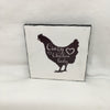 CRAZY CHICKEN LADY Wall Art Ceramic Tile Gift Home Decor Positive Quote Affirmation {{ JAMsCraftCloset }}