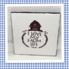 I LOVE MY FARM LIFE Wall Art Ceramic Tile Gift Home Decor Positive Quote Affirmation {{ JAMsCraftCloset }}