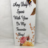 ANY DAY SPENT WITH YOU IS MY FAVORITE DAY Ceramic Tile Sign Wall Art Wedding Gift Home Decor {{ JAMsCraftCloset }}
