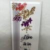 LOVE IS IN THE AIR Ceramic Tile Sign Wall Art Wedding Gift Home Decor {{ JAMsCraftCloset }}