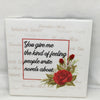 KIND OF FEELING PEOPLE WRITE NOVELS ABOUT Wall Art Ceramic Tile Sign Gift Idea Home Decor Positive Saying {{ JAMsCraftCloset }}