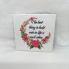 THE BEST THING TO HOLD ONTO IS EACH OTHER Wall Art Ceramic Tile Sign Gift Idea Home Decor Positive Saying {{ JAMsCraftCloset }}