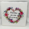I HAVE BLOWN YOU A KISS Wall Art Ceramic Tile Sign Gift Idea Home Decor Positive Saying {{ JAMsCraftCloset }}