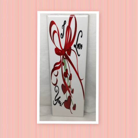 I LOVE YOU Ceramic Tile Sign Wall Art Wedding Gift Home Decor {{ JAMsCraftCloset }}