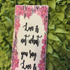 LOVE IS WHAT YOU DO Ceramic Tile Sign Wall Art Wedding Gift Home Decor {{ JAMsCraftCloset }}