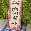 LOVE IS WHAT YOU DO Ceramic Tile Sign Wall Art Wedding Gift Home Decor {{ JAMsCraftCloset }}