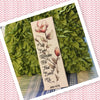 WE LOVE BECAUSE HE LOVED US Ceramic Tile Sign Wall Art Wedding Gift Home Decor {{ JAMsCraftCloset }}
