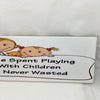 TIME SPENT PLAYING WITH CHILDREN Ceramic Tile Porch Sign Wall Art Gift Idea Home Decor {{ JAMsCraftCloset }}