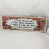 OUR LOVE IS LIKE THE WIND Ceramic Tile Porch Sign Wall Art Gift Idea Home Decor {{ JAMsCraftCloset }}