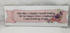CAUGHT MYSELF SMILING Ceramic Tile Porch Sign Wall Art Gift Idea Home Decor {{ JAMsCraftCloset }}