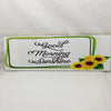 GOOD MORNING SUNSHINE Ceramic Tile Positive Saying Quote Wall Art Gift Idea Home Decor {{ JAMsCraftCloset }}
