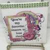 YOU ARE MY FAVORITE REASON TO LOSE SLEEP Wall Art Ceramic Tile Gift Home Decor Positive Quote Affirmation {{ JAMsCraftCloset }}