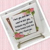 DONT WANT TO LOSE YOU Wall Art Ceramic Tile Gift Home Decor Positive Quote Affirmation {{ JAMsCraftCloset }}