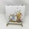 WELCOME TO MY GARDEN Wall Art Ceramic Tile Gift Home Decor Positive Quote Affirmation {{ JAMsCraftCloset }}