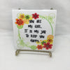 YOU ARE MY GIRL Wall Art Ceramic Tile Gift Home Decor Positive Quote Affirmation {{ JAMsCraftCloset }}