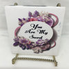 YOU ARE MY SECRET Wall Art Ceramic Tile Gift Home Decor Positive Quote Affirmation {{ JAMsCraftCloset }}