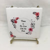THERE IS NO LOVE LIKE THE FIRST Wall Art Ceramic Tile Sign LOVE Gift Home Decor Positive Saying {{ JAMsCraftCloset }}