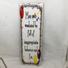 MAY YOUR WEEKEND BE FILLED WITH INAPPROPRIATE BEHAVIOR AND FUN Funny Ceramic Tile Sign Wall Art Gift Idea Home Decor {{ JAMsCraftCloset }}